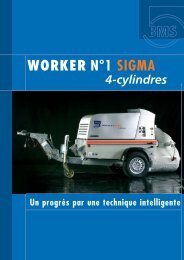WORKER N°1 SIGMA 4-cylindres - BMS Bau-Maschinen-Service AG