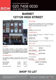 BARNET 127/129 HIGH STREET - GCW