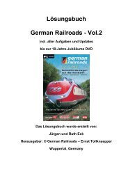 Lösungsbuch German Railroads - Vol. 2 - Rollbahn