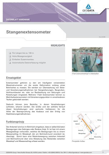 Stangenextensometer