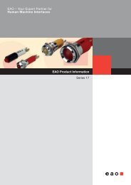 EAO – Your Expert Partner for Human Machine Interfaces EAO ...