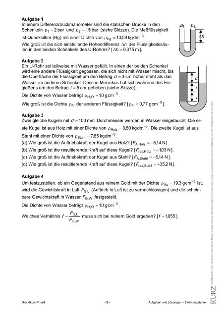 Kursvorlesung â€™Experimentalphysikâ ... - gilligan-online