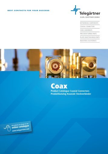 Product Catalogue Coaxial Connectors Produktkatalog Koaxiale ...