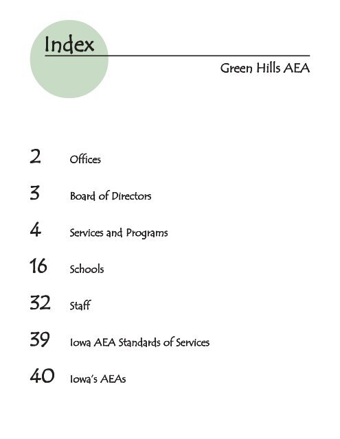 Mission Vision Guiding Principles Beliefs - Green Hills AEA