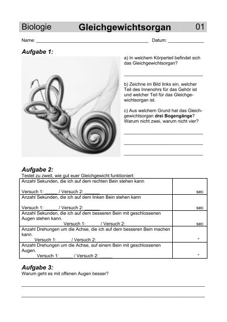 Arbeitsblätter 1-6 - Gegenschatz.net