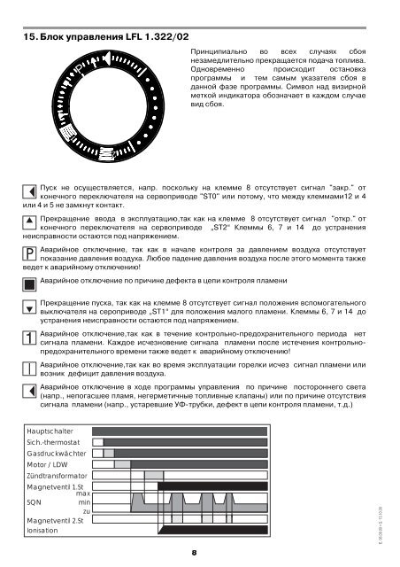 Технический паспорт • Инструкция по монтажу Газ