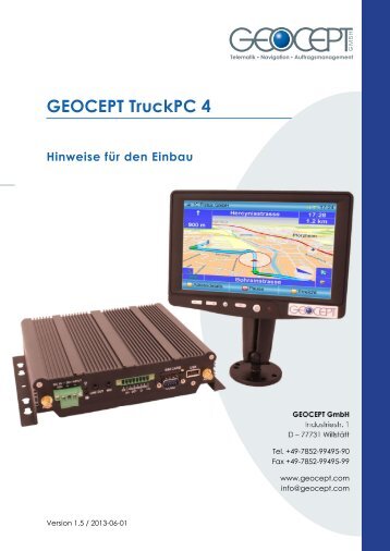 Einbauanleitung - GEOCEPT GmbH