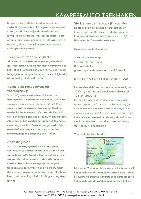 Memo Brochure 2011-2012 - Gelderse Caravan Centrale