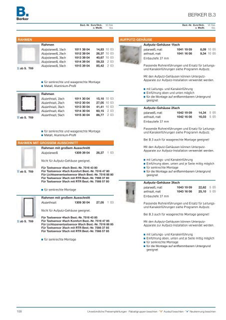 Berker Katalog 2012 - siblik