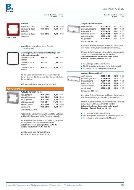 Berker Katalog 2012 - siblik