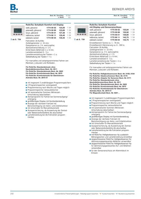 Berker Katalog 2012 - siblik