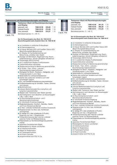 Berker Katalog 2012 - siblik