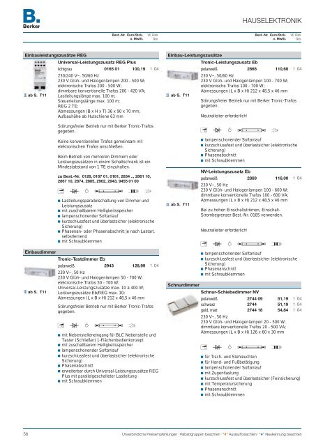 Berker Katalog 2012 - siblik