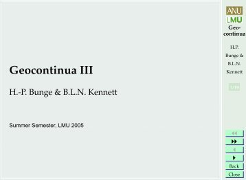 Geocontinua III - LMU