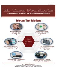 GL Core Products - GL Communications Inc