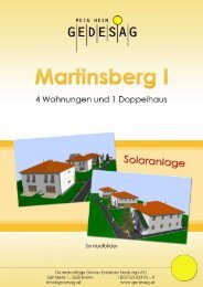 wha martinsberg - Gemeinnützige Donau-Ennstaler Siedlungs ...