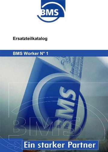 Catalogue de pièces de rechange WORKER N°1 - BMS Bau ...