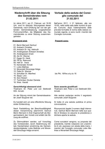 Gemeinderat vom 21.02.2011 (237 KB) - .PDF