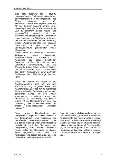 Gemeinderat vom 21.02.2011 (237 KB) - .PDF