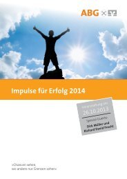 Impulse für Erfolg 2014 - ABG