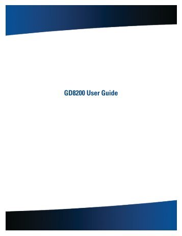 GD8200 User Guide - Itronix