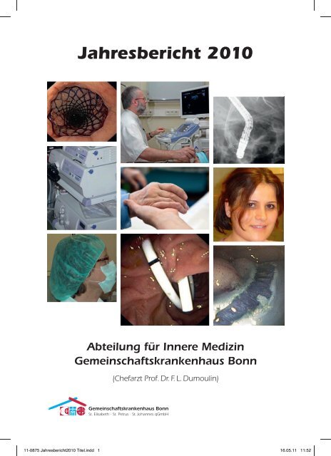 Jahresbericht 2010 - Gemeinschaftskrankenhaus Bonn gGmbH