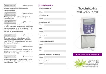 Troubleshooting your CADD Pump