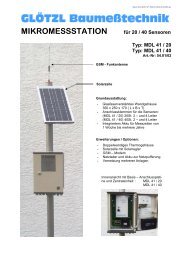 MDL 41 / 40 - GLÖTZL Gesellschaft für Baumesstechnik mbH