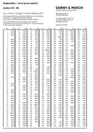 Ergebnisliste Auktion 185-188 - Gorny & Mosch GmbH