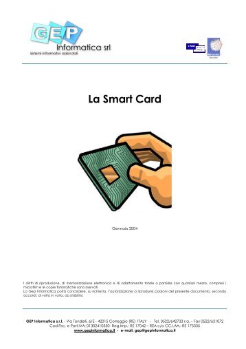 La Smart Card - GEP Informatica Srl