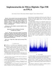 Implementación de Filtros Digitales Tipo FIR en FPGA