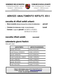 SERVIZI SMALTIMENTO RIFIUTI 2011