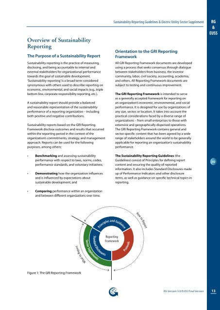 Electric Utilities Sector Supplement - Global Reporting Initiative