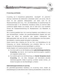 E-Learning und Gender E-Learning, der in Deutschland ...