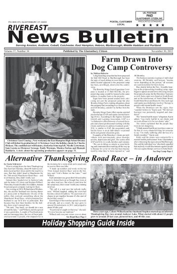 November 30, 2012 - Glastonbury Citizen/Rivereast News Bulletin