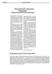 Neustrukturierung der Förderschulen (RIK) gescheitert - GEW KV ...