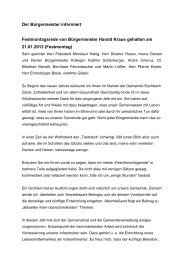 Die Festmontagsrede 2013 - Eschbach