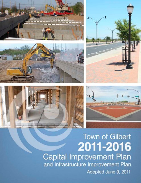 2011 2016 Capital Improvement Plan Town Of Gilbert