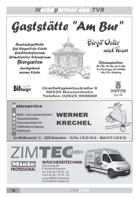 Jahrgang 27 Ausgabe 2 /2010 - TV-Bassenheim 1911