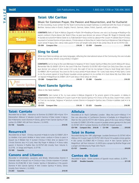 2007 Sacred Music Catalog - GIA Publications