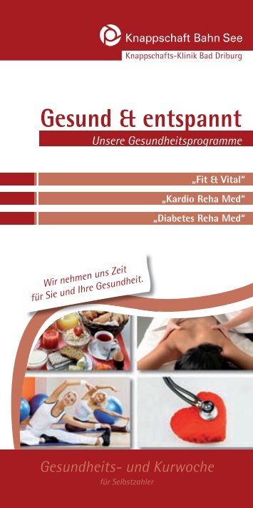 Gesund & entspannt - Gesundheitsreise.de