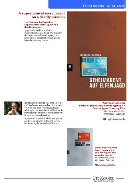 Catalogue | Bologna Book Fair 2011 | Ute Körner Literary Agent