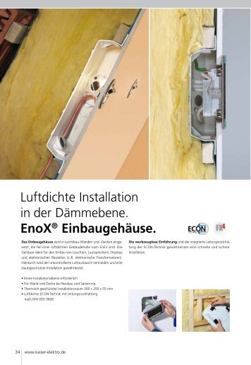 Luftdichte Elektroinstallation von Leuchten - Geht doch!