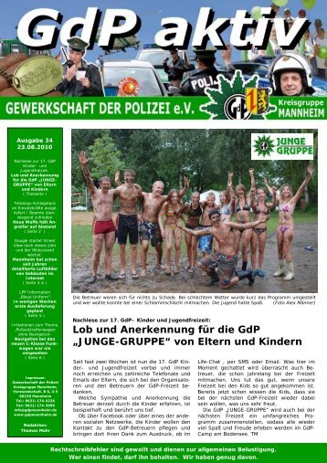 Publisher GdP aktiv 2010-08-23 - GdP Mannheim