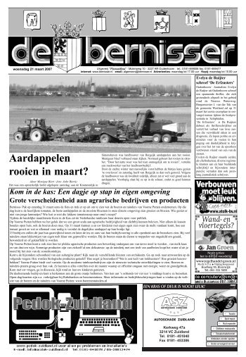 Weekblad Bernisser wk12.pdf - Gemeente Bernisse