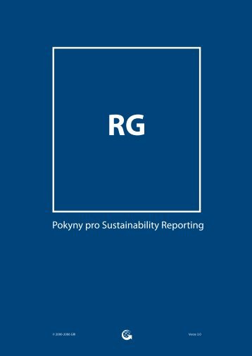 Pokyny pro Sustainability Reporting - Global Reporting Initiative