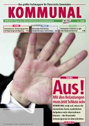 Die komplette Ausgabe 4/2010 der Fachzeitschrift KOMMUNAL