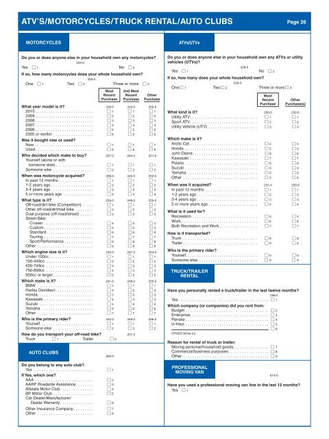 Survey of the American Consumer - GfK MRI