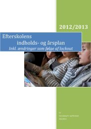 Efterskolens indholds- og årsplan - Glamsbjerg Fri- og Efterskole