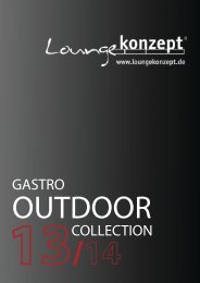 Loungekonzept GASTRO OUTDOOR COLLECTION